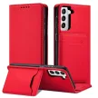 Magnet Case Samsung Galaxy S22 Plus oldalra nyíló tok, piros