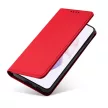 Magnet Case Samsung Galaxy S22 Plus oldalra nyíló tok, piros