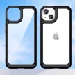 Outer Space Case iPhone 14 Plus hard cover with a gel frame tok, fekete