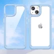Outer Space Case iPhone 14 Plus hard cover with gel frame tok, kék