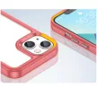 Outer Space Case iPhone 14 Plus hard cover with a gel frame tok, piros