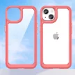 Outer Space Case iPhone 14 Plus hard cover with a gel frame tok, piros