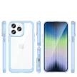 Outer Space Case iPhone 14 Pro hard cover with a gel frame tok, kék