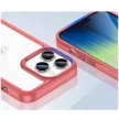 Outer Space Case iPhone 14 Pro hard cover with a gel frame tok, piros