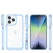 Outer Space Case iPhone 14 Pro Max hard case with a gel frame tok, kék