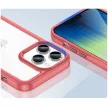 Outer Space Case iPhone 14 Pro Max hard cover with a gel frame tok, piros