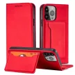 Magnet Case Samsung Galaxy S23 Plus oldalra nyíló tok, piros