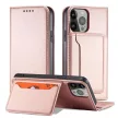 Magnet Case Samsung Galaxy S23 Plus oldalra nyíló tok, rózsaszín
