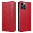 Magnet Strap oldalra nyíló tok Samsung Galaxy S23 Plus Flip Wallet Mini Lanyard Stand, piros