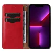 Magnet Strap oldalra nyíló tok Samsung Galaxy S23 Plus Flip Wallet Mini Lanyard Stand, piros