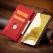 Magnet Fancy Case Samsung Galaxy S23 Plus oldalra nyíló tok, piros