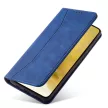 Magnet Fancy Case Samsung Galaxy S23 Ultra oldalra nyíló tok, kék