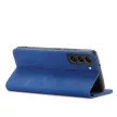 Magnet Fancy Case Samsung Galaxy S23 Ultra oldalra nyíló tok, kék
