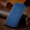 Magnet Fancy Case Samsung Galaxy S23 Ultra oldalra nyíló tok, kék