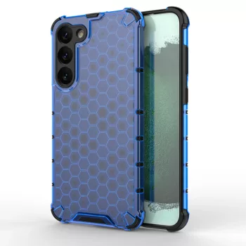   Honeycomb Case Samsung Galaxy S23 Plus ütésálló hátlap, tok, kék