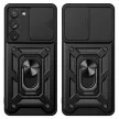 Hybrid Armor Tough Rugged Samsung Galaxy S23 Plus ütésálló hátlap, tok, fekete