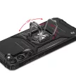 Wozinsky Armor Ring Samsung Galaxy S23 ütésálló hátlap, tok, fekete