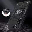 Wozinsky Armor Ring Samsung Galaxy S23 ütésálló hátlap, tok, fekete