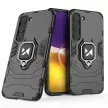 Wozinsky Armor Ring Samsung Galaxy S23 ütésálló hátlap, tok, fekete