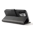 Wallet Case with Stand iPhone 15 Plus Magnet Case tok, fekete
