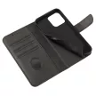 Wallet Case with Stand iPhone 15 Plus Magnet Case tok, fekete