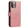 Wallet Case with Stand iPhone 15 Plus Magnet Case tok, rózsaszín