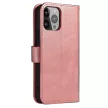 Wallet Case with Stand iPhone 15 Pro Max Magnet Case tok, rózsaszín
