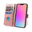 Wallet Case with Stand iPhone 15 Pro Max Magnet Case tok, rózsaszín