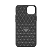 Flexible carbon pattern iPhone 15 Plus Carbon Case tok, kék
