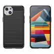Flexible carbon pattern iPhone 15 Plus Carbon Case tok, kék