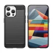 Flexible carbon pattern iPhone 15 Pro Carbon Case tok, kék
