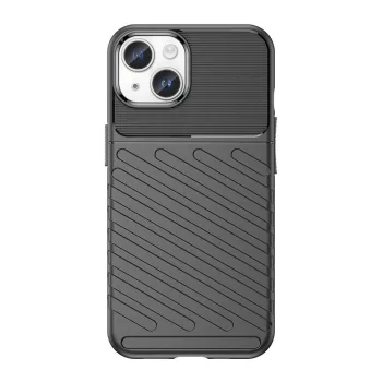 Thunder Case iPhone 15 Plus tok, fekete