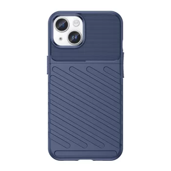 Thunder Case iPhone 15 Plus tok, kék