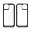 iPhone 15 Plus Outer Space reinforced case with flexible frame tok, átlátszó