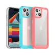 iPhone 15 Plus Outer Space reinforced case with flexible frame tok, átlátszó