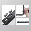 Reinforced case with a flexible frame iPhone 15 Pro Max Outer Space tok, piros