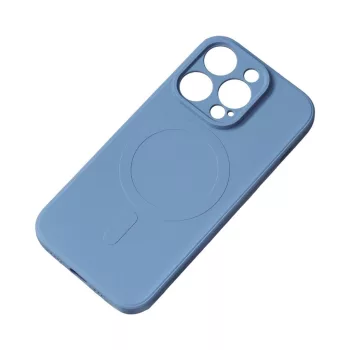  MagSafe compatible silicone iPhone 15 Pro Max Silicone Case - navy tok, kék