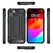 iPhone 15 Plus Hybrid Armor case tok, fekete