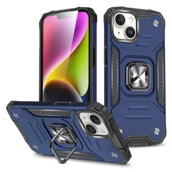   Wozinsky Ring Armor iPhone 15 Plus iPhone 15 Plus Ring Armor Case tok, kék