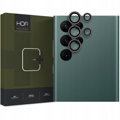 HOFI Camring Pro+ hátsó kameralencse védőüveg - Samsung Galaxy S23 Ultra, fekete