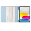 TECH-PROTECT Billentyűzetes oldalra nyíló tok SC PEN + KEYBOARD IPAD 10.9 10/2022, kék