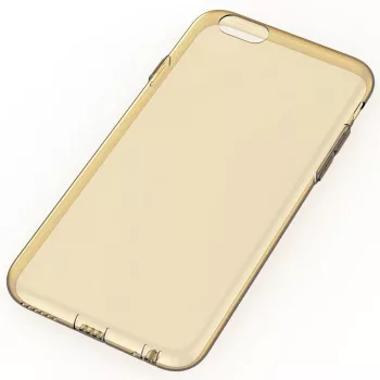   Rock iPhone 6 Plus/6S Plus Slim Jacket szilikon tok, átlátszó-arany