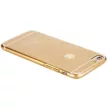 Rock iPhone 6 Plus/6S Plus Ultrathin TPU Slim Jacket szilikon hátlap, tok, átlátszó-arany
