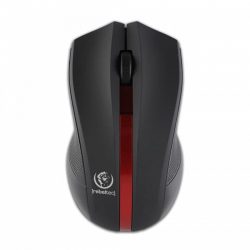   Rebeltec Galaxy wireless mouse, vezeték nélküli egér, fekete-piros