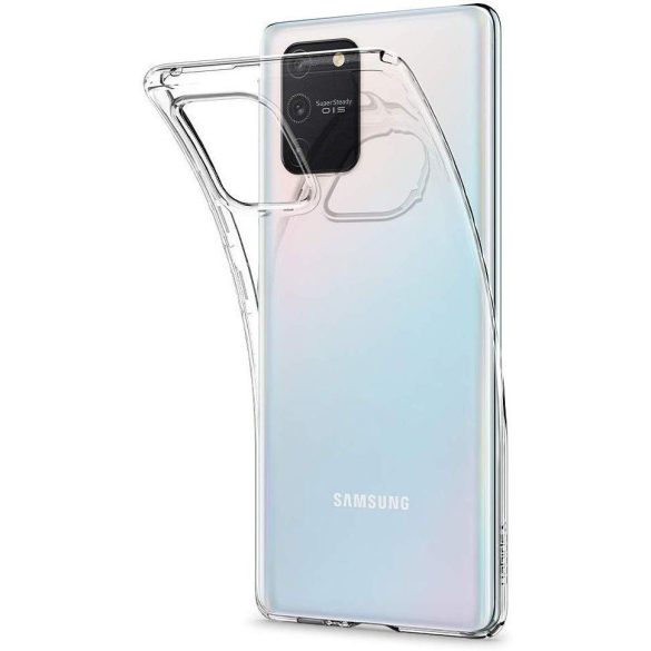 Spigen Liquid Crystal Clear Samsung Galaxy S10 Lite/A91 hátlap, tok, átlátszó