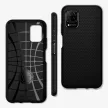Spigen Liquid Air Huawei P40 Lite hátlap, tok, matt fekete