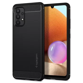   SPIGEN Rugged Armor tok Samsung A526 A52 5G /A52 4G/A52s, matt, fekete