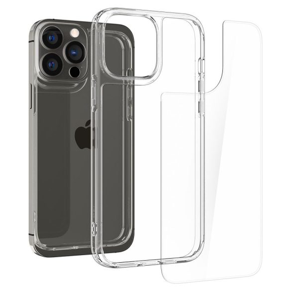 Spigen Quartz Hybrid iPhone 13 Pro hátlap, tok, átlátszó