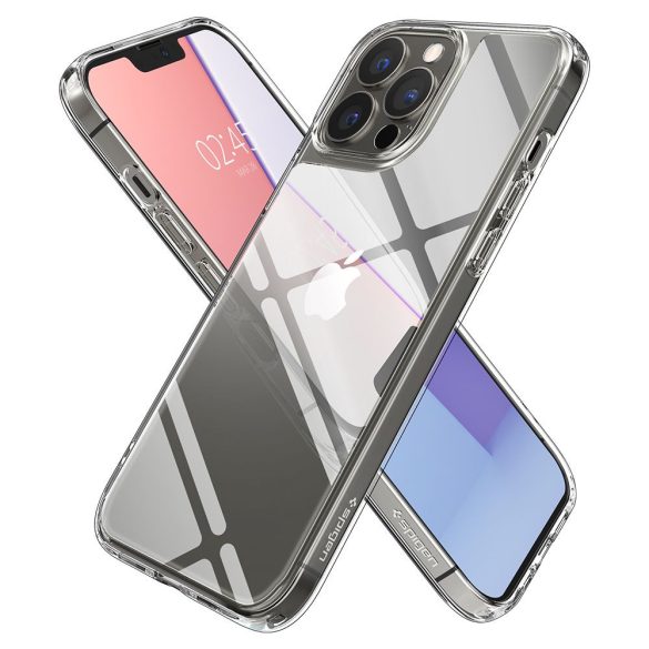 Spigen Quartz Hybrid iPhone 13 Pro hátlap, tok, átlátszó