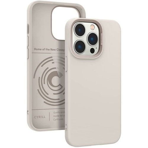 Spigen Cyrill Color Brick iPhone 13 Pro hátlap, tok, bézs